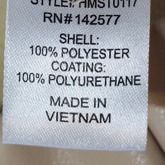 Haute Monde Faux Leather Mini Skirt Size L Cream Zip Closure Trendy Moto - Picture 7 of 8